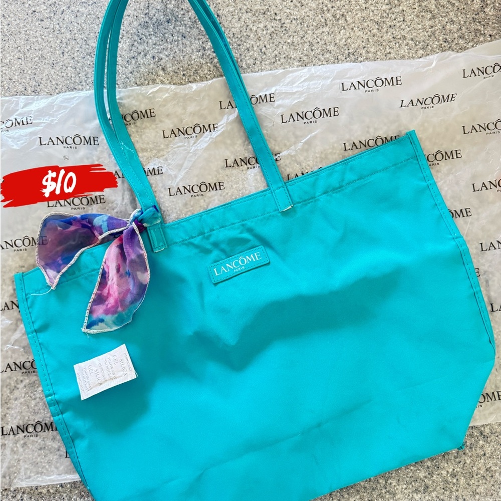 Turquoise Tote Bag